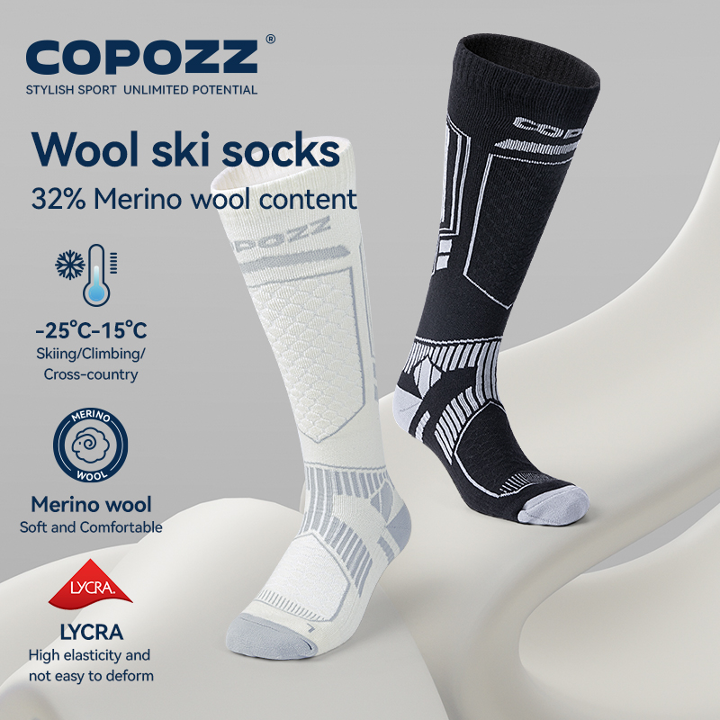 Thermal Sock Wool - COPOZZ Nieuwe Winter Skisokken Mannen Vrouwen