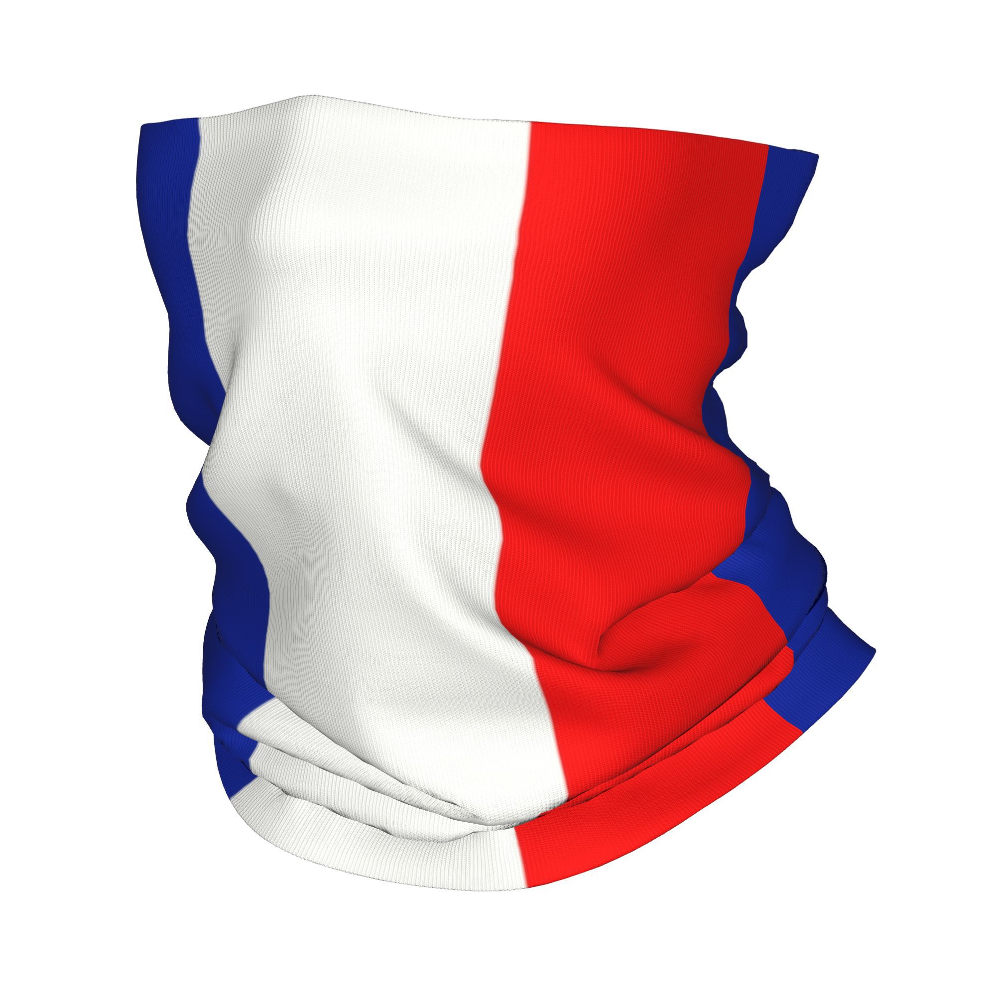 Neck Gaiter Fleece - Aangepaste Franse vlag Frankrijk Bandana Winter