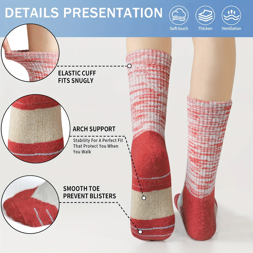 5 paar dames winterwollen sokk - Thermal Sock Wool recensie en prijs
