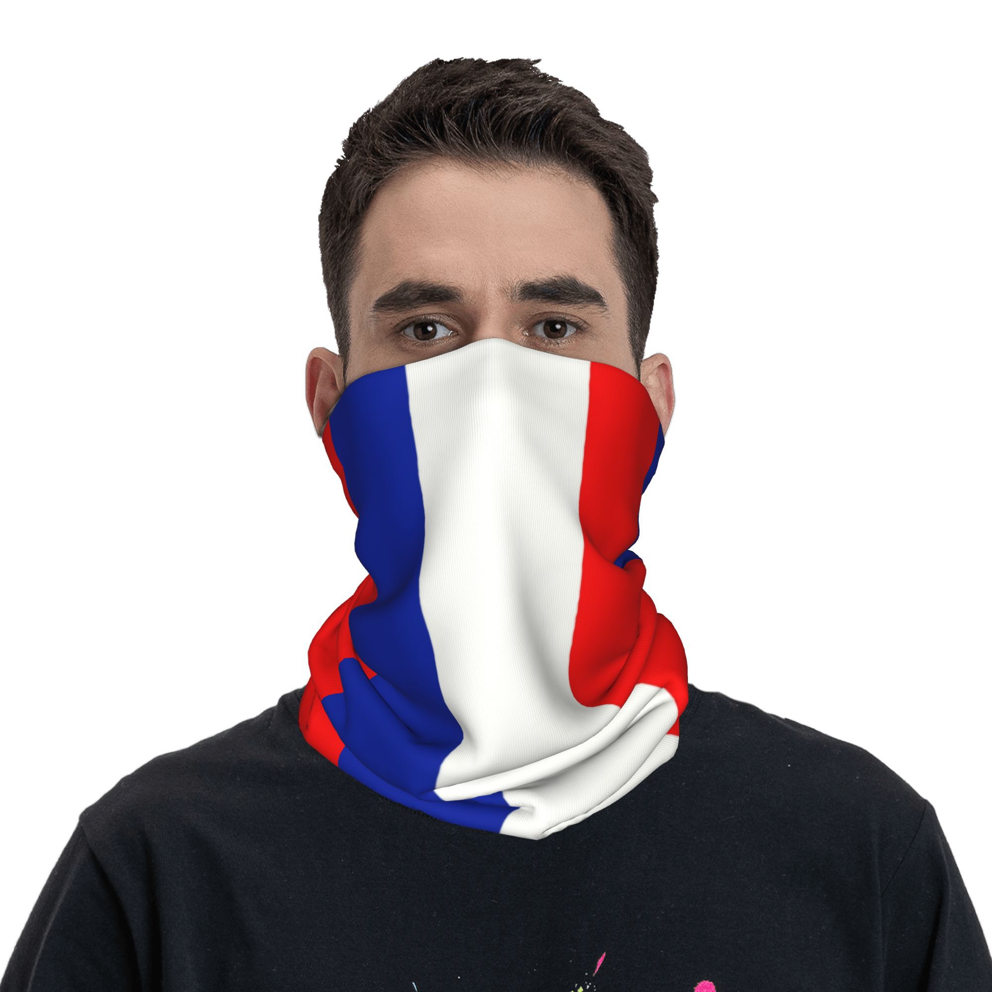 Aangepaste Franse vlag Frankri - Neck Gaiter Fleece recensie en prijs