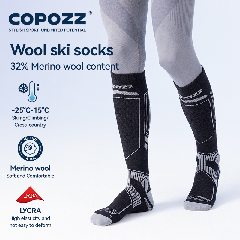 COPOZZ Merinowol Winter Skisok - Thermal Sock Wool recensie en prijs